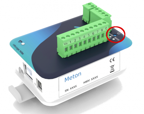 Meton Gateway / Data Logger - Temperature & analog / digital data recording/monitoring A4 Version - Restarting the gateway